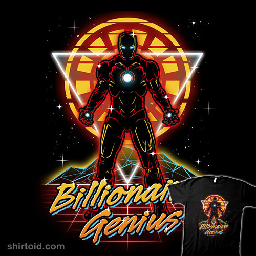 Retro billionaire genius illustration representing the Omnipod 5 AID system