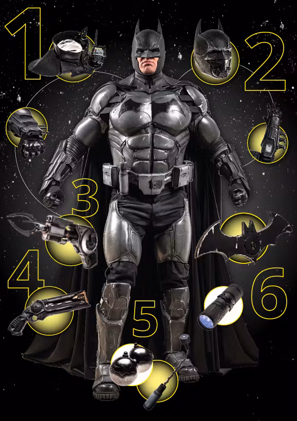 Batman gadgets illustration representing the CamAPS FX AID system