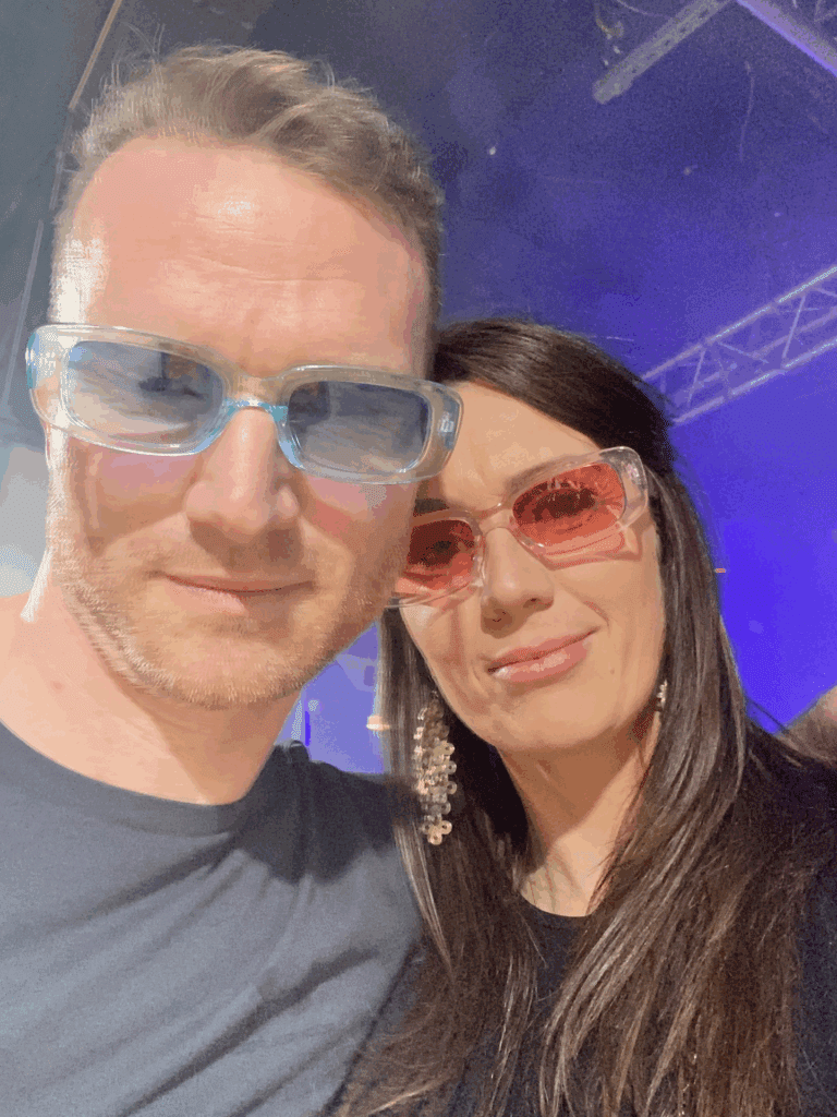 John and Dani together — a photo that captures why this story was worth writing: the love that carried them through the worst of it