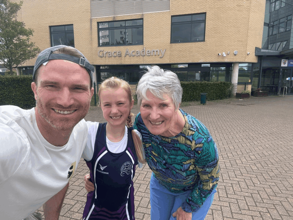 John's mum — a constant source of steadiness and love throughout the entire journey